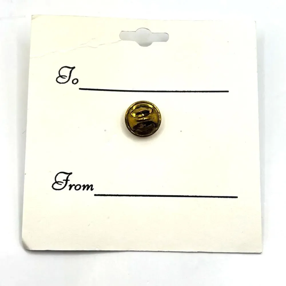 Gold Genuine Austrian Crystal Tennis Lapel Pin Brooch